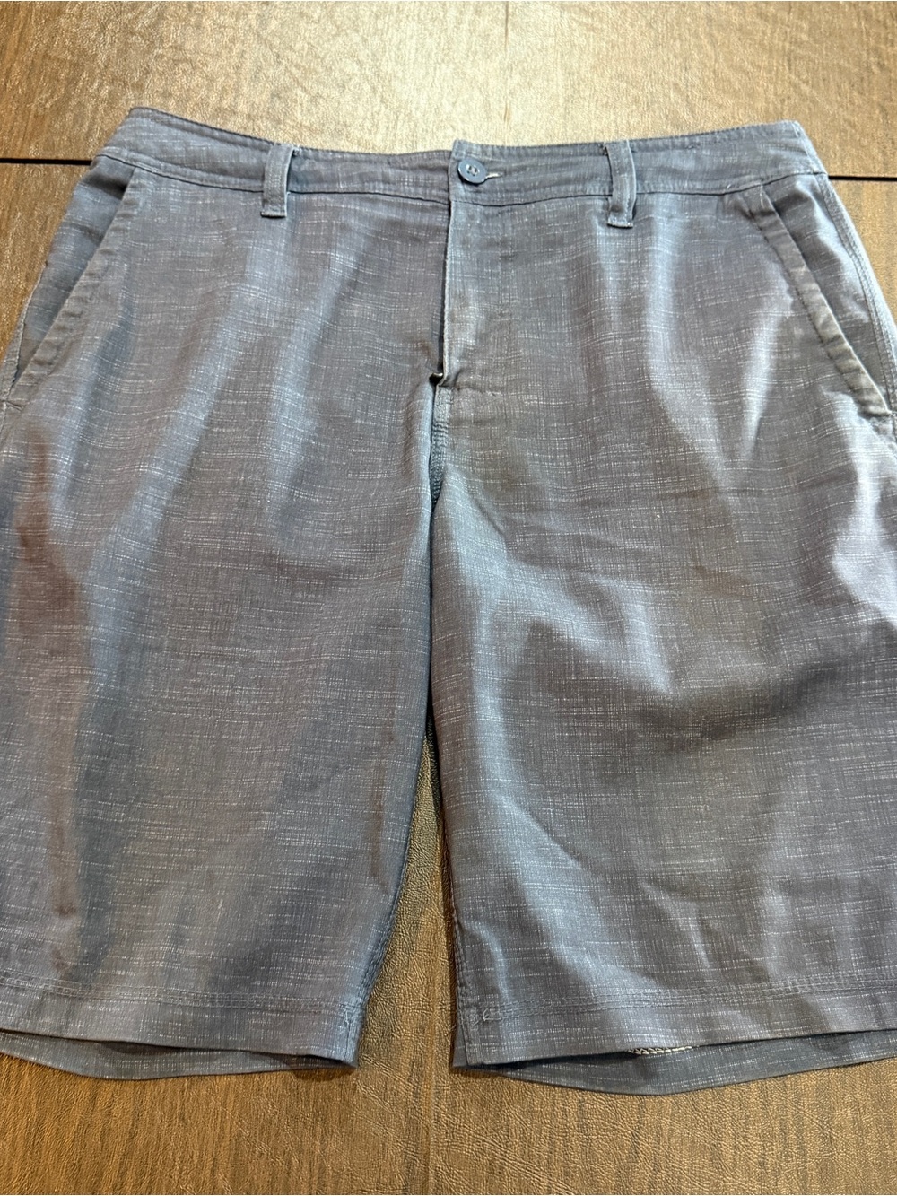 Men's Lightweight Hang Ten Navy Blue Hybrid Shorts Sz 32